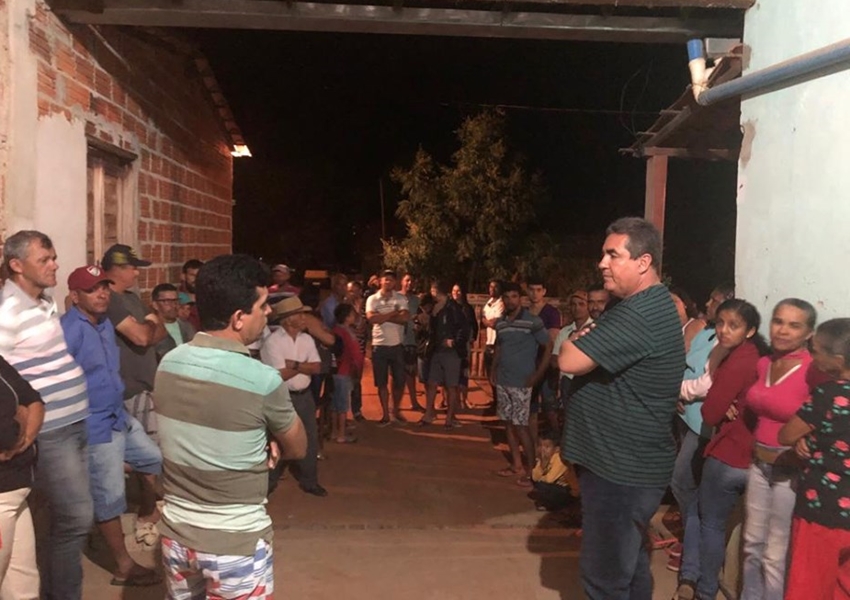 Vereador Cidão Aracatu participa de reunião com a Comunidade de Arrecife em Livramento