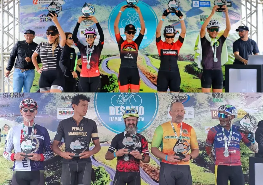 Ciclistas de Livramento se destacam no Desafio Itambé x Vitória da Conquista