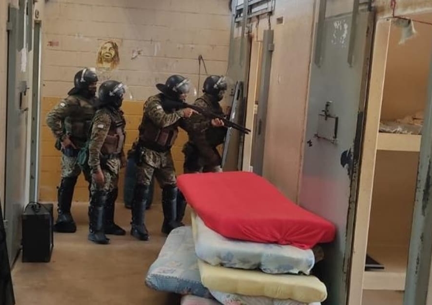 Ação conjunta resulta em grande apreensão em Presídio Baiano