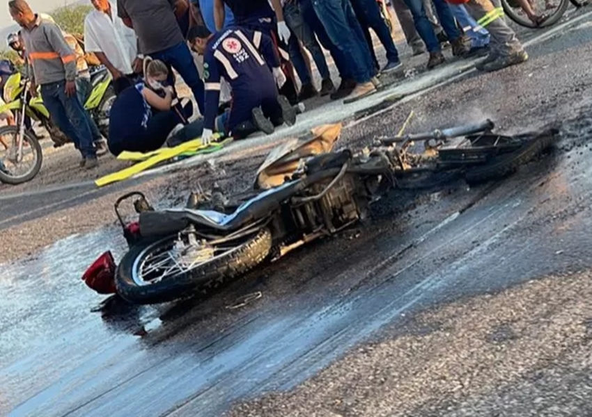 Colisão entre motocicleta e caçamba na BA-262 deixa motociclista gravemente ferido em Brumado