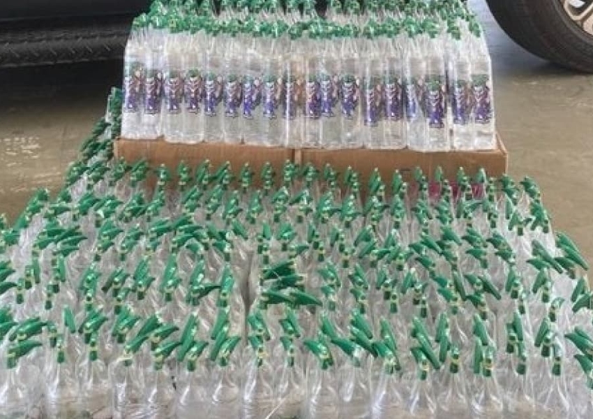 PRF Intercepta grande quantidade de Lança-Perfume em ônibus interestadual