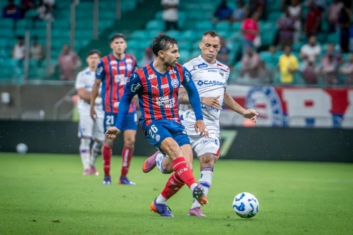 Bahia perde para o Fortaleza por 3 a 2 na Fonte Nova e sai da zona de classificação da Libertadores