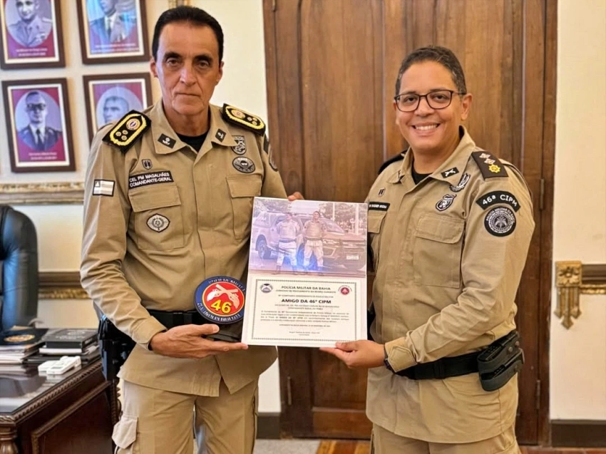 Major Wagner Rocha leva resultados da 46ª CIPM ao comando da PMBA