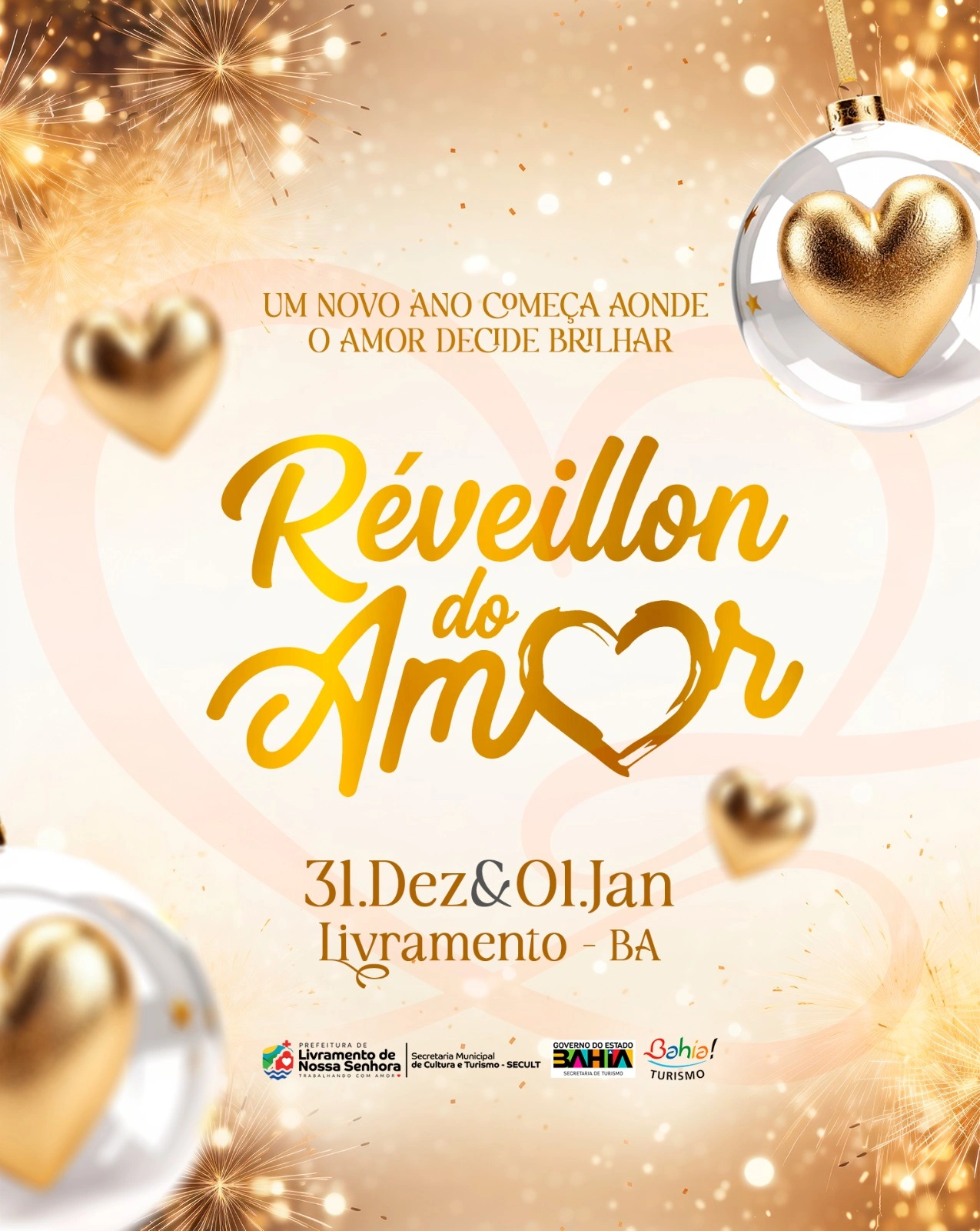 Livramento anuncia Réveillon do Amor com temática especial e dois dias de festa