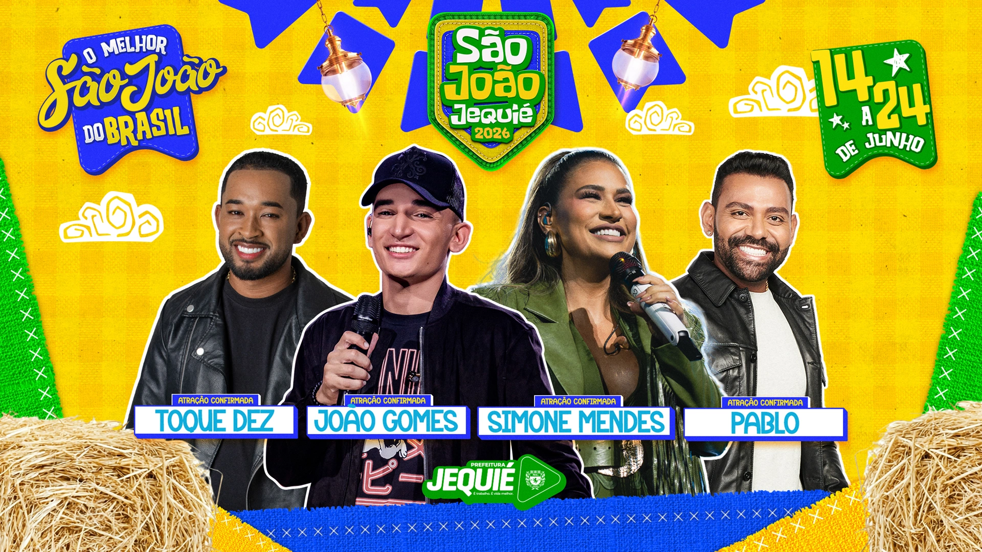 Jequié anuncia primeiras atrações do São João 2026