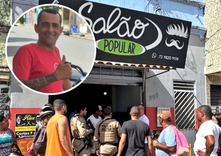 Cabeleireiro é morto dentro do próprio salão em Ubaitaba