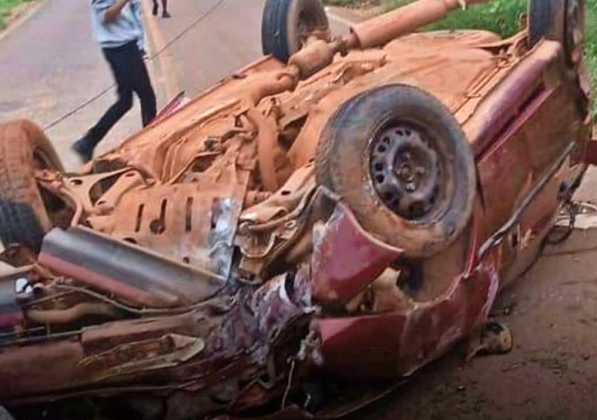 Motorista perde controle de veículo e fica ferido após acidente em Nova Redenção