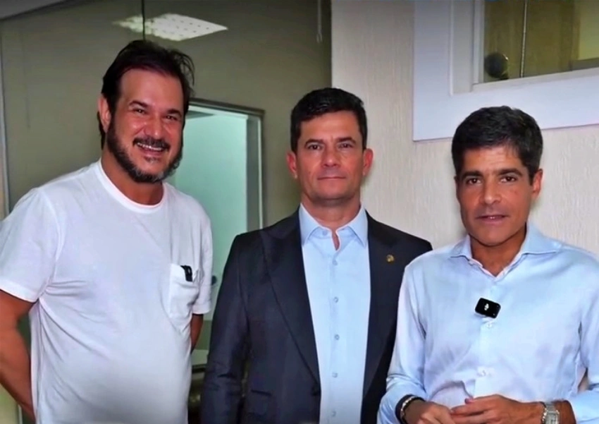 Sergio Moro recebe apoio de ACM Neto para disputar o governo do Paraná