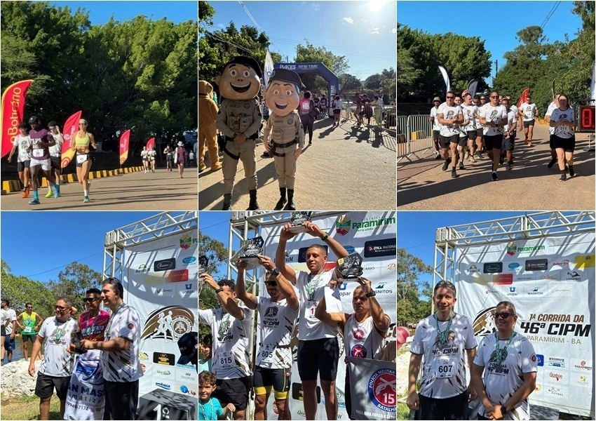 Evento esportivo da 46ª CIPM marca domingo de integração no Balneário de Paramirim