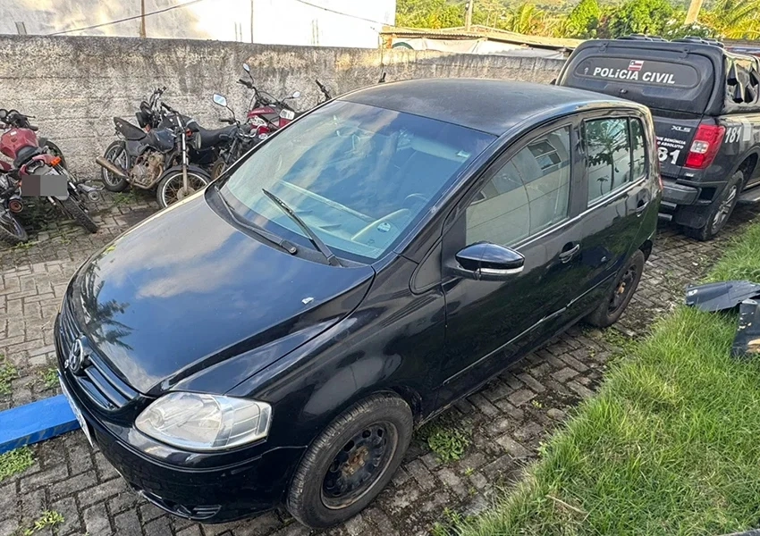 Veículo com placa adulterada é retirado de circulação pela Polícia Civil em Iguaí