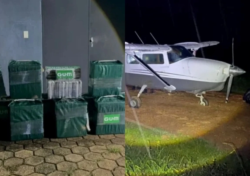 PM do Maranhão apreende 515 kg de cocaína após pouso forçado de aeronave