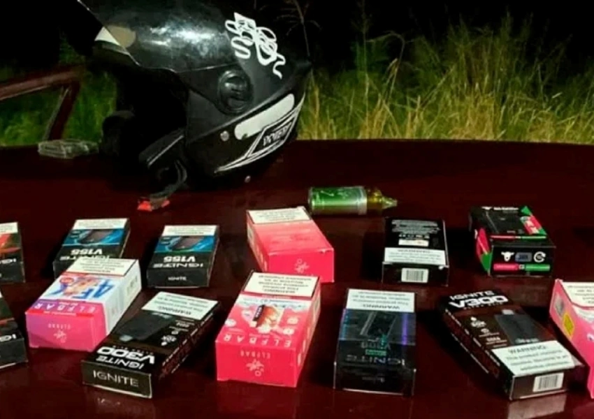 Polícia apreende vapes e conduz suspeito em Abaíra