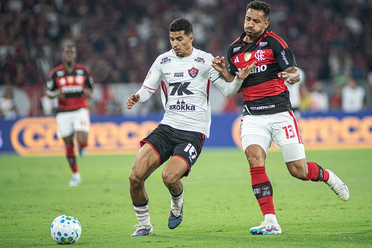 Vitória perde para o Flamengo no Maracanã e terá que reverter resultado em casa