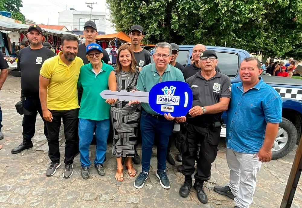 Tanhaçu reforça segurança pública com nova viatura e agentes em Sussuarana