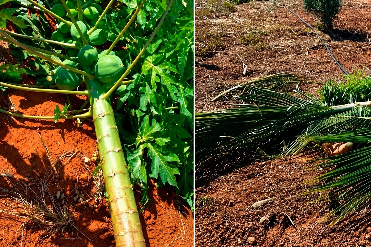 Moradora denuncia destruição de plantação em Livramento de Nossa Senhora