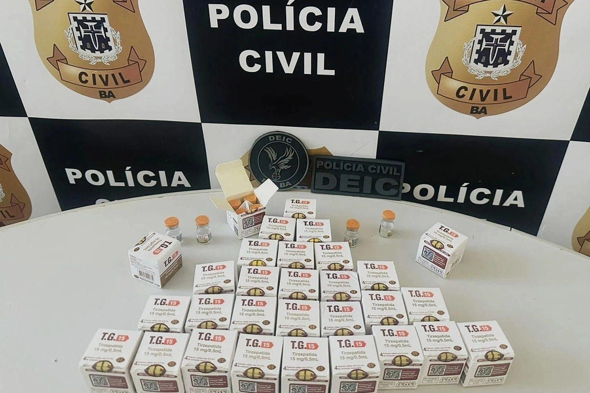 Carga de Mounjaro é apreendida durante operação em Vitória da Conquista