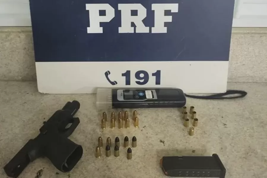 Condutor embriagado e armado é preso após acidente na BR-116 em Vitória da Conquista
