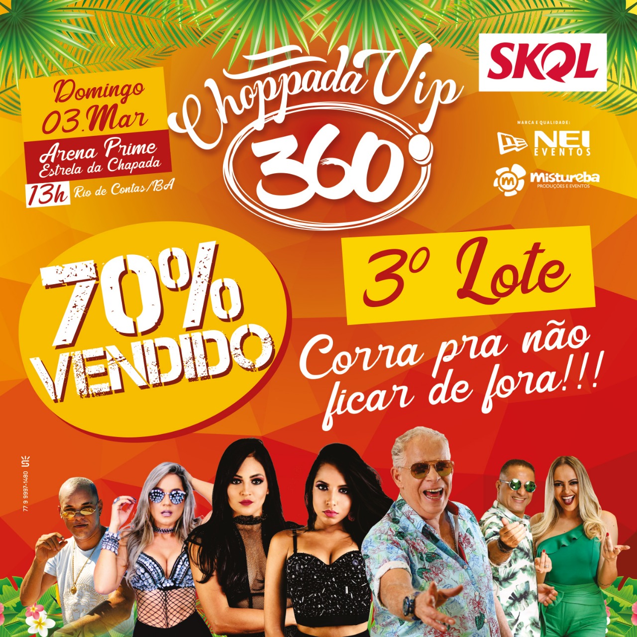 Carnaval de Rio de Contas: faltam 04 dias para a Choppada VIP 360°