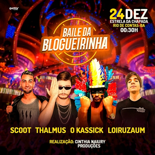 Baile da Blogueirinha acontece hoje em Rio de Contas