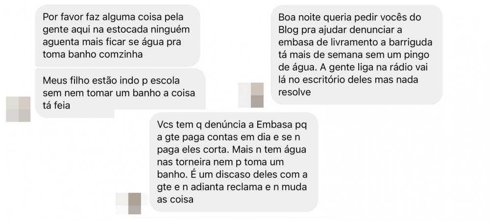 Reclamações sobre a EMBASA aumentam a cada dia em Livramento