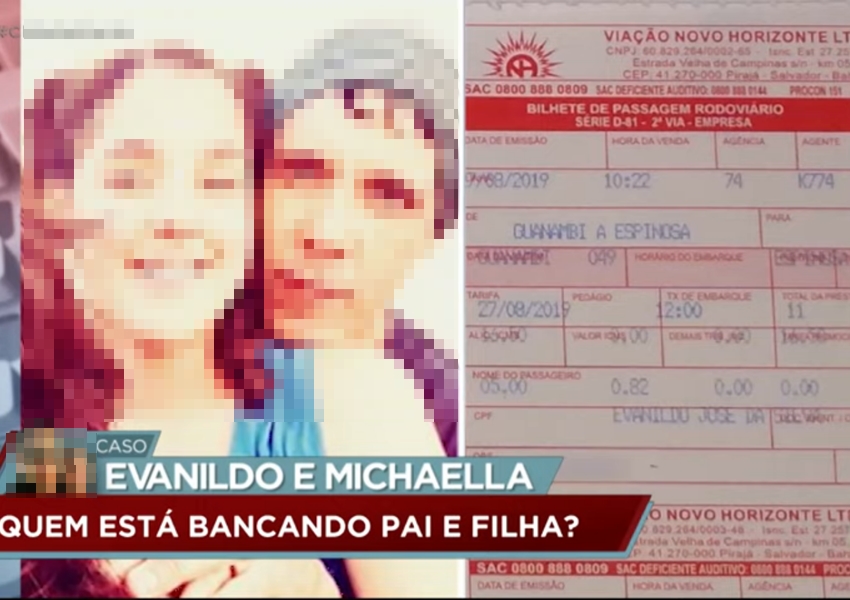 Caso Evanildo: horas após prestarem depoimento pai e filha fogem de Livramento