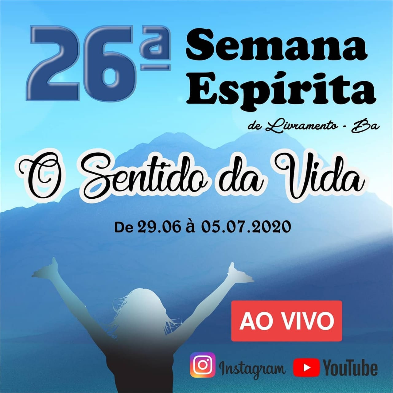 Centro Espírita de Livramento cria redes sociais para transmissão da 26ª Semana Espírita