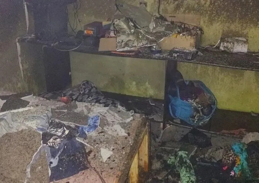 Crianças são resgatadas de incêndio em Imbassaí