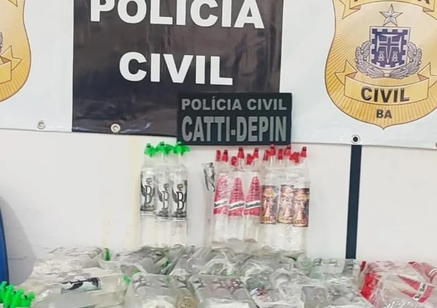 Polícia Civil apreende frascos de lança-perfume em Feira de Santana às vésperas da Micareta