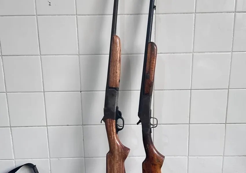 Cippa apreende armas usadas em caça ilegal em Livramento de Nossa Senhora