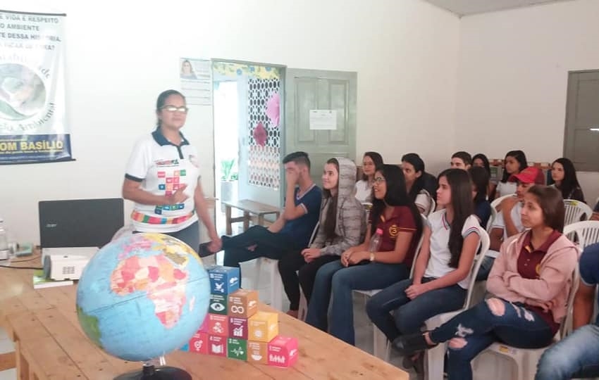 Dom Basílio: Escola realiza palestra sobre Desenvolvimento Sustentável