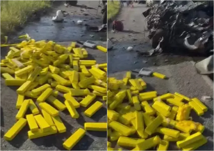 Acidente fatal na BR-415 revela transporte de drogas no sudoeste da Bahia