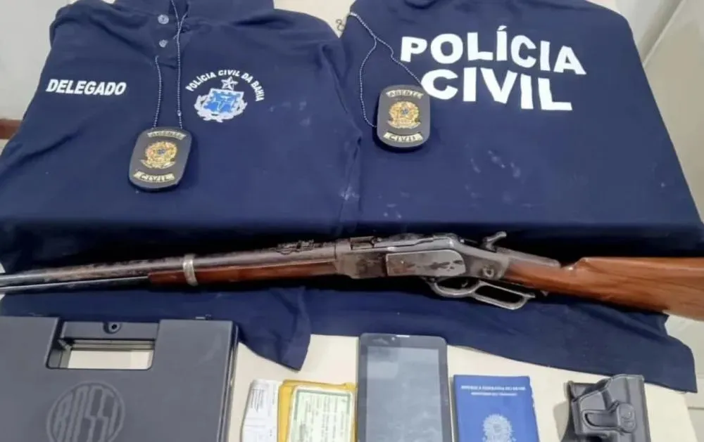 CIPE Sudoeste apreende arma e materiais irregulares em operação em Vitória da Conquista