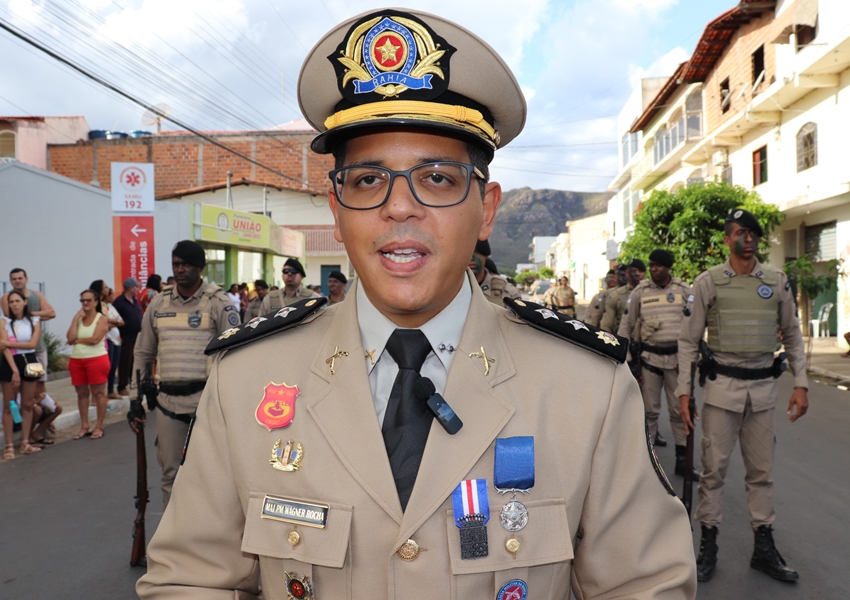 Comandante da 46ª CIPM destaca papel da polícia militar em desfile de 7 de setembro em Livramento