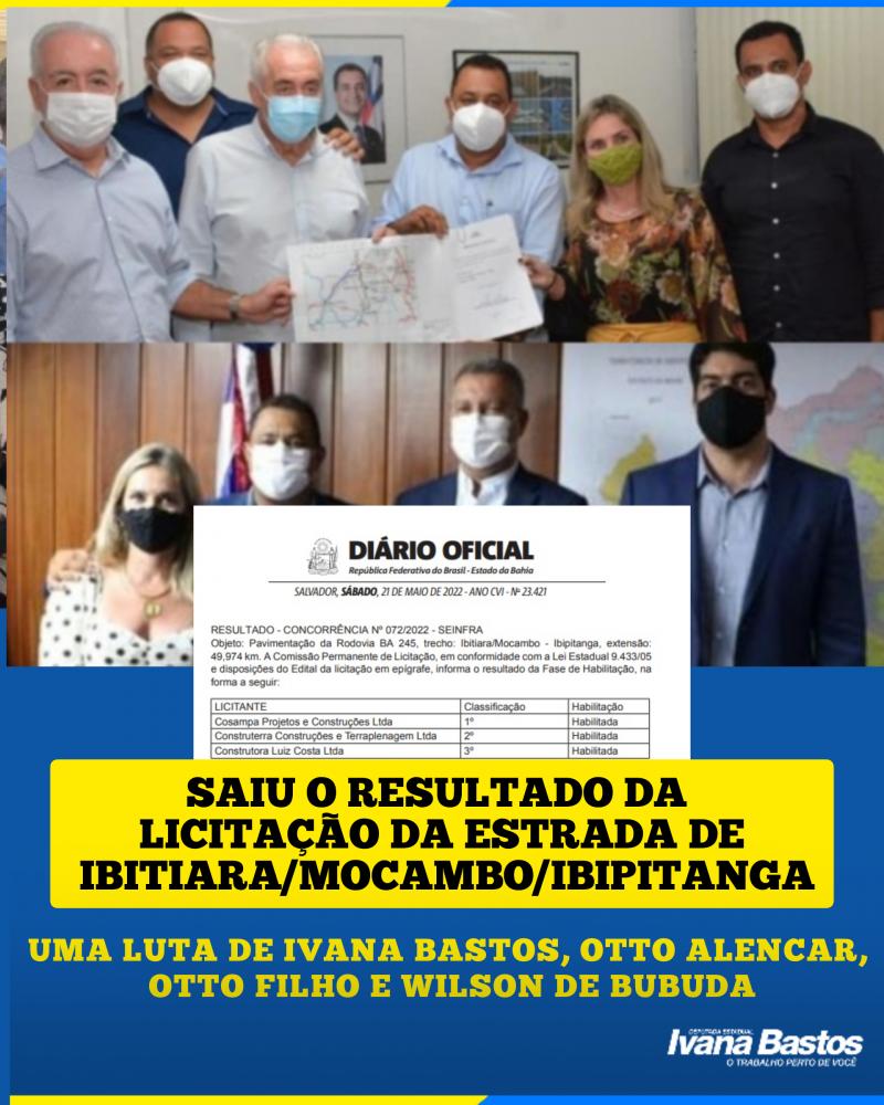 União de forças levará o asfalto de Ibitiara – Mocambo – Ibipitanga 