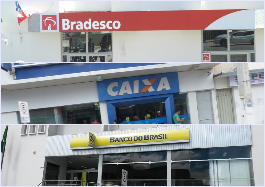 Agências bancárias funcionam até esta quinta no interior do estado e na capital
