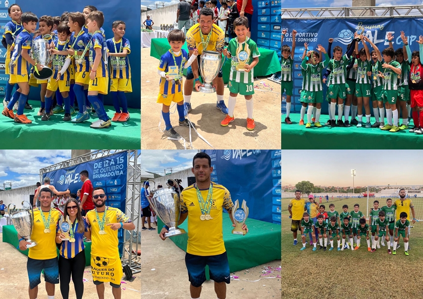 Escolinha Craques do Futuro brilha na Vale Cup em Brumado