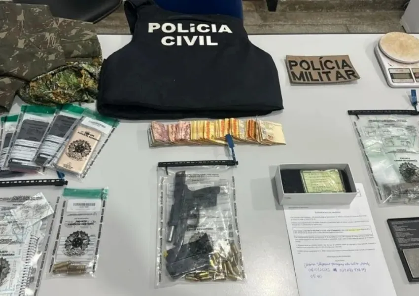 Operação Muralha de Aço prende três suspeitos por tráfico e posse ilegal de armas em Brumado