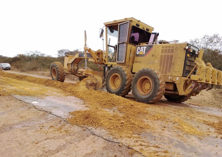 Obras de recuperação da BA-148 estão chegando ao município de Abaíra