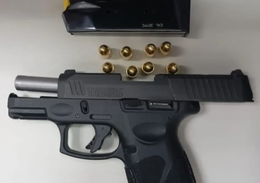 PM prende suspeito com pistola .38 em bar de São Gonçalo dos Campos
