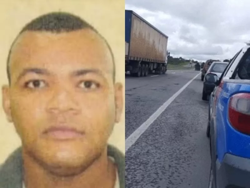 Homem bate carro em caminhão e morre após descer para falar com motorista e ser atingido por outro veículo
