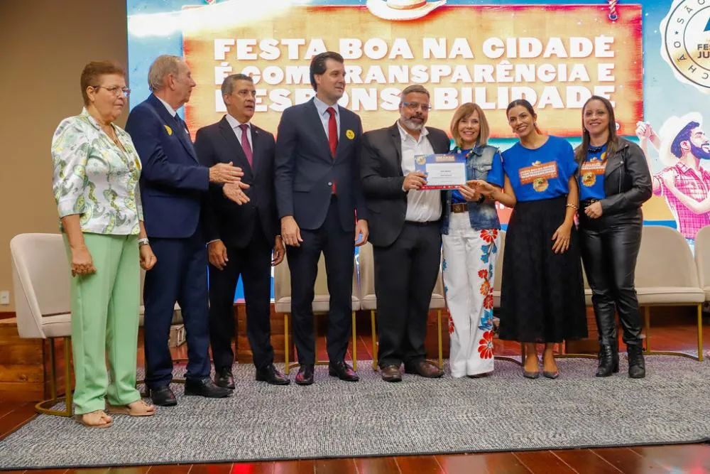 Livramento recebe Selo Transparência 2025 por gestão clara dos festejos juninos