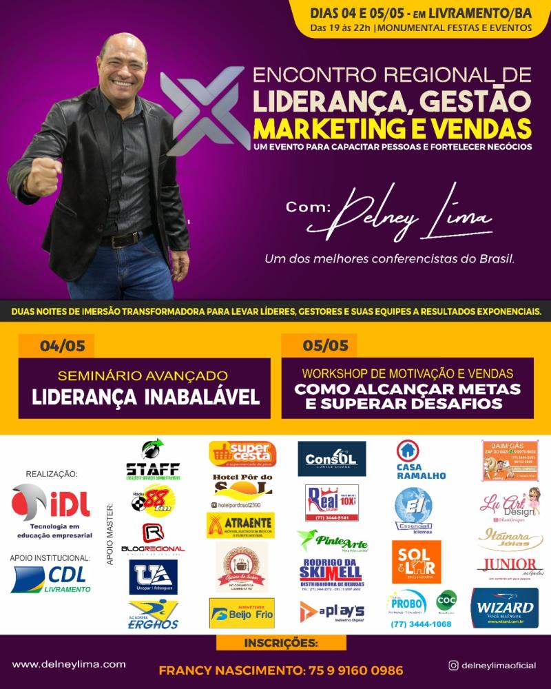 Evento em Livramento promete capacitar líderes e fortalecer negócios na região