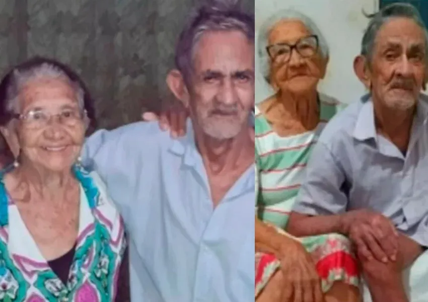 Casal de idosos morre com poucas horas de diferença após 70 anos de casamento no Ceará