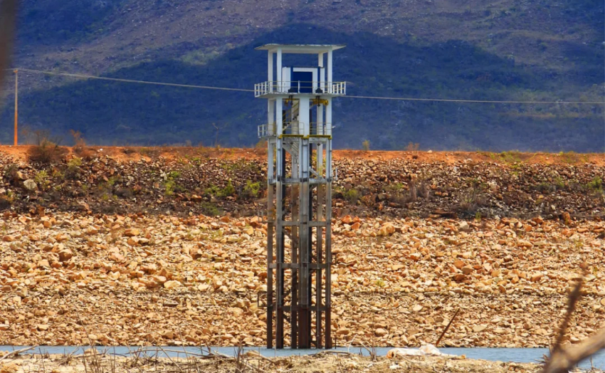 Barragem do Rio Brumado atinge nível crítico com apenas 23% da capacidade total