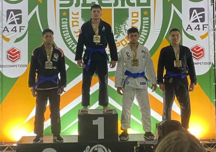 Natural de Livramento, Victor Manoel brilha em campeonato brasileiro de Jiu-Jitsu