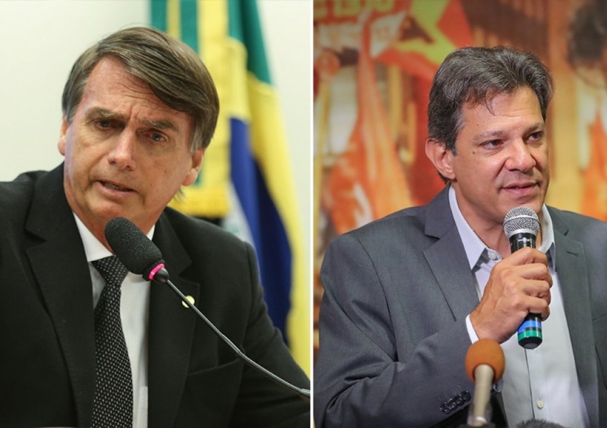 Datafolha: Eleitores votam em Bolsonaro por renovação; em Haddad por rejeição a Bolsonaro