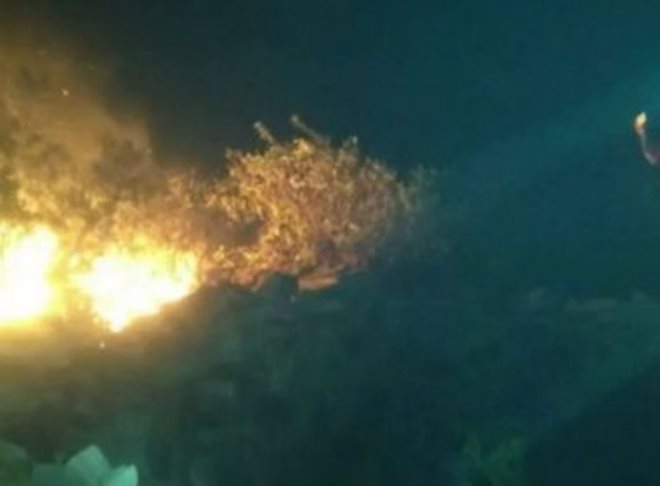 Jacobina: Fogo consome quase 60 hectares de Serra do Tombador