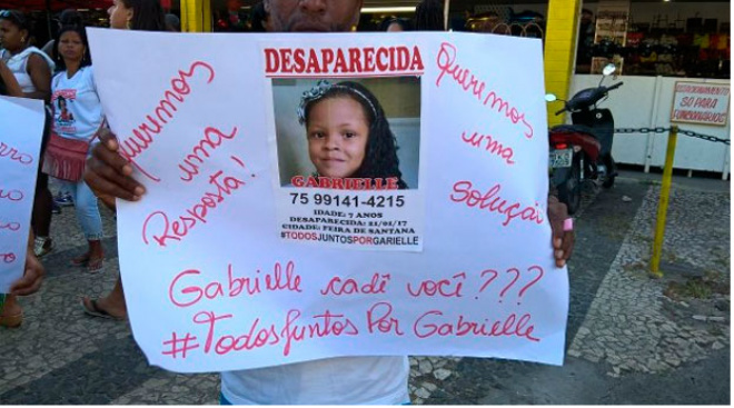 Suspeito de desaparecimento de menina em Feira de Santana é preso