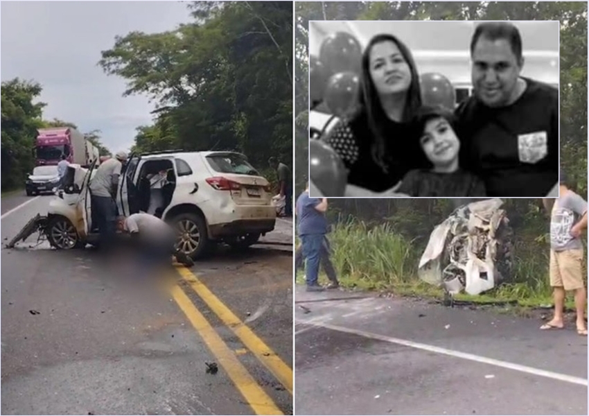 Luto em Jussiape: Família de Caraguataí perde a vida em acidente na BR-135