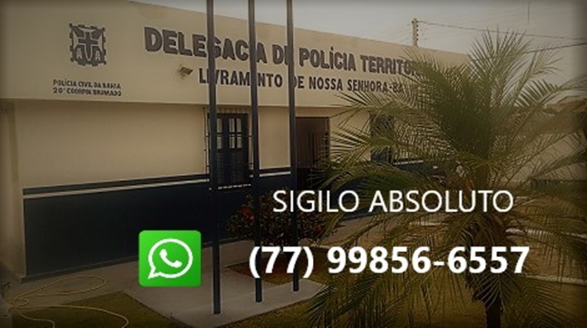 Polícia Civil lança Whatsapp para o disque denúncia em Livramento de Nossa Senhora